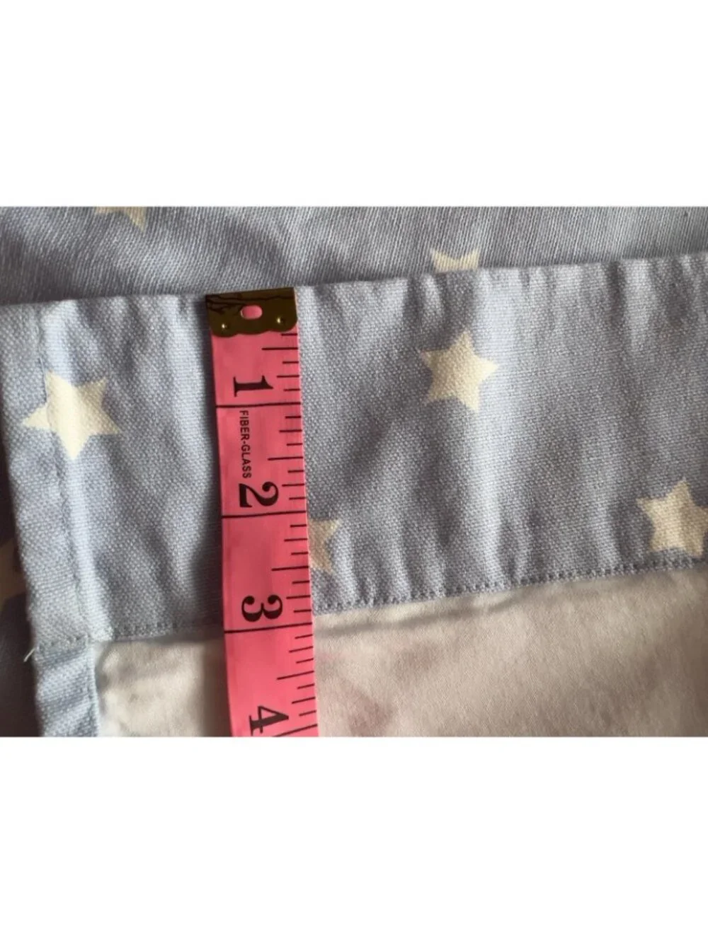 POTTERY BARN KIDS Window Valance 44” x 18” Stars Blue Lined Nursery Children